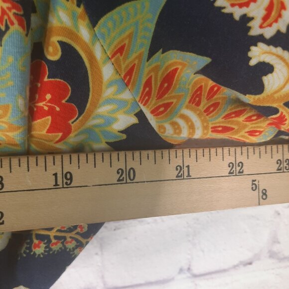 Sahalie Cotton Short Sleeve Stretchy Floral V Neck Dress - Picture 8 of 12